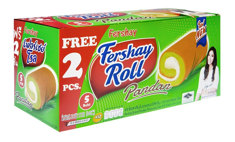 FERSHAY忌廉夾心蛋糕卷裝12包裝240g