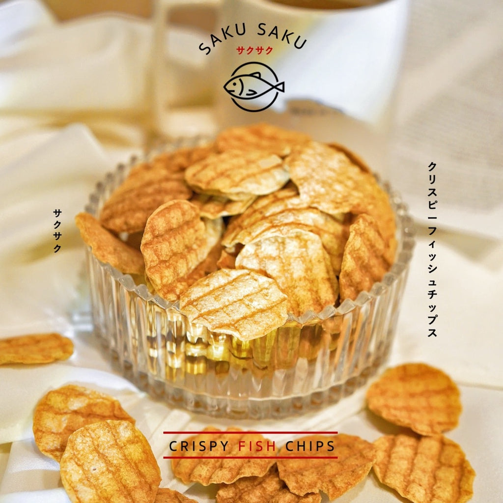 SAKU SAKU烤魚脆片黑松露味罐裝115g