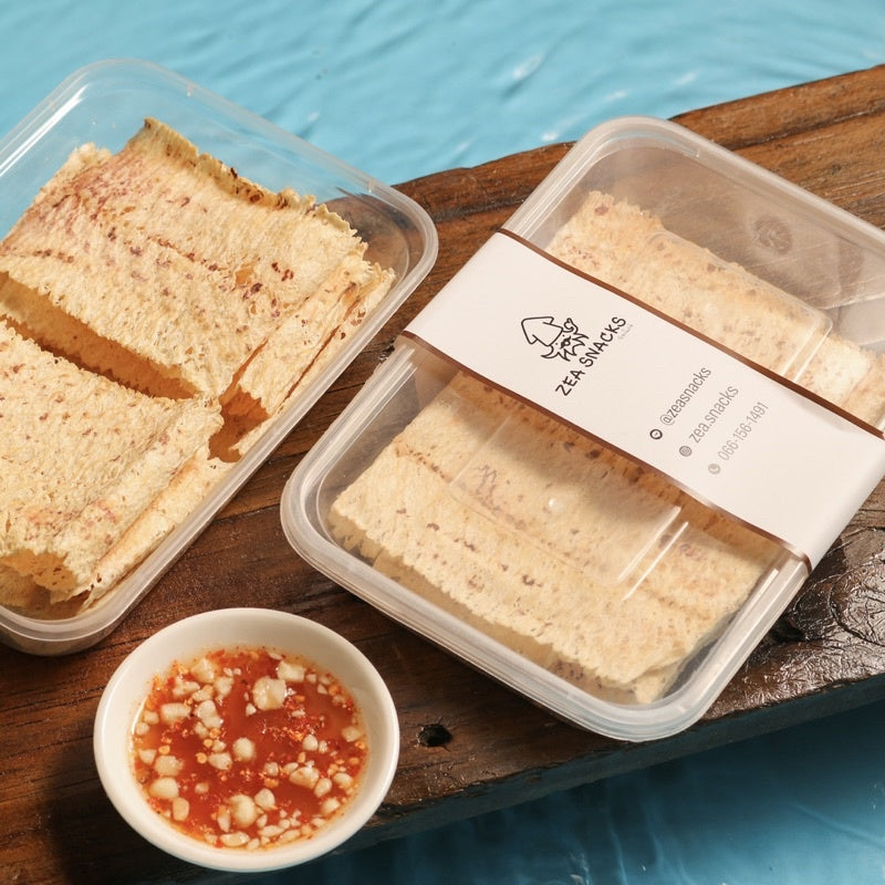 ZEA SNACKS原味魷魚片配醬汁套裝 50g