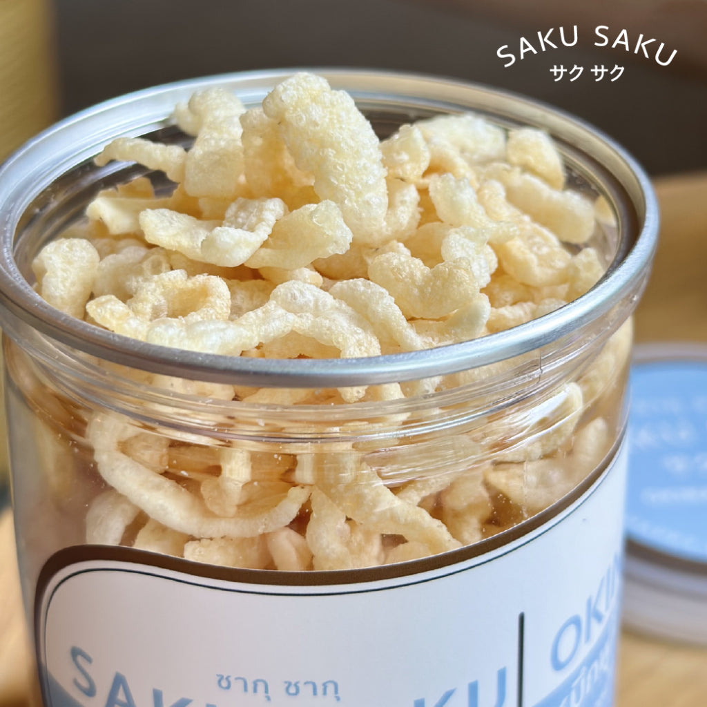 SAKU SAKU烤沖繩魷魚脆片60g罐裝