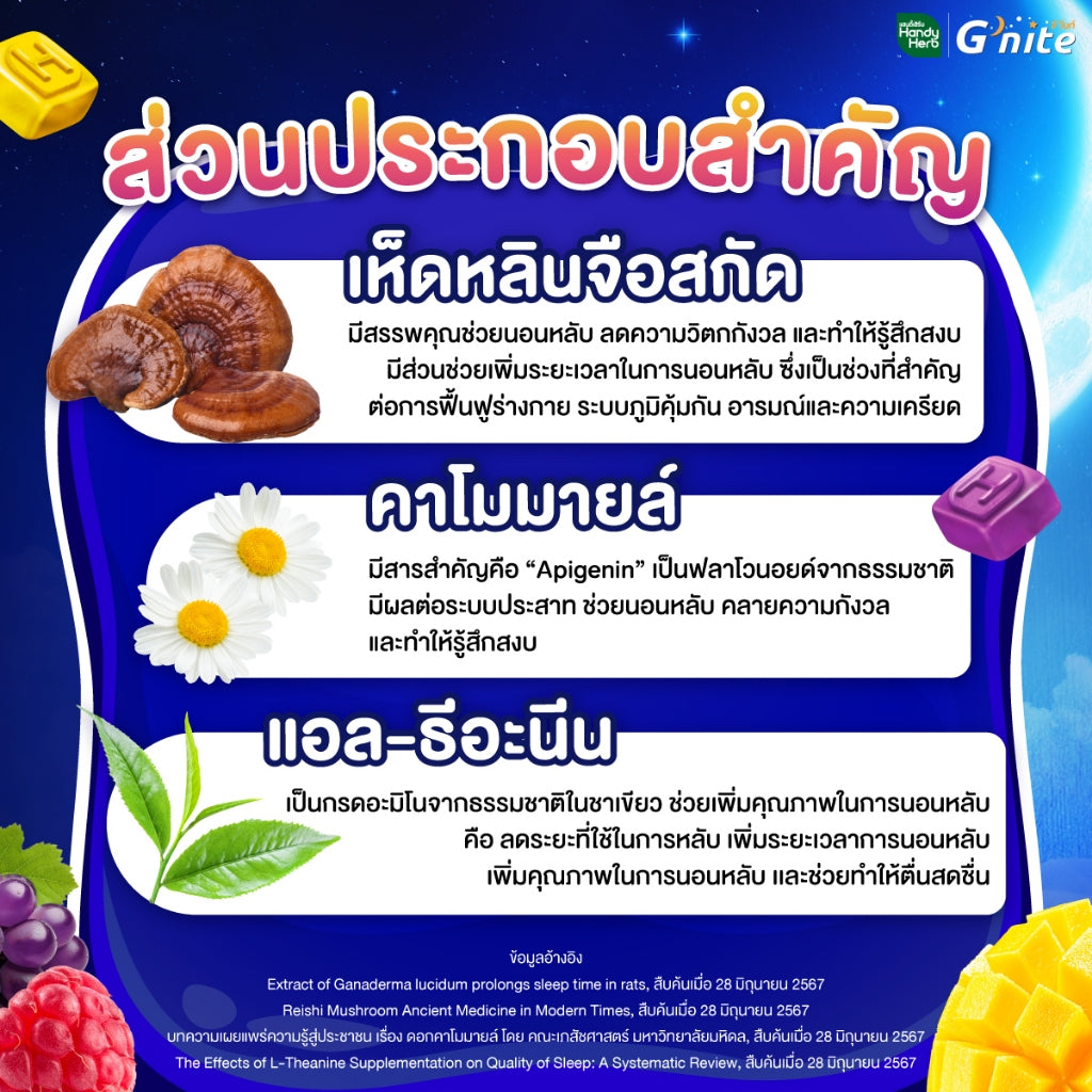 HANDYHERB GNITE睡眠軟糖雜錦口味盒裝