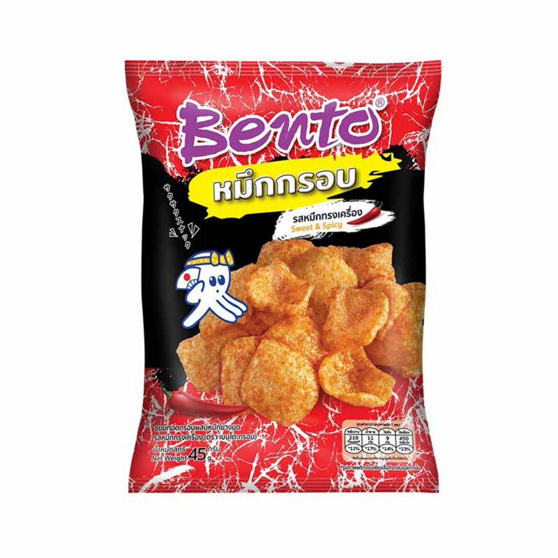 BENTO香脆魷魚片甜辣味45g