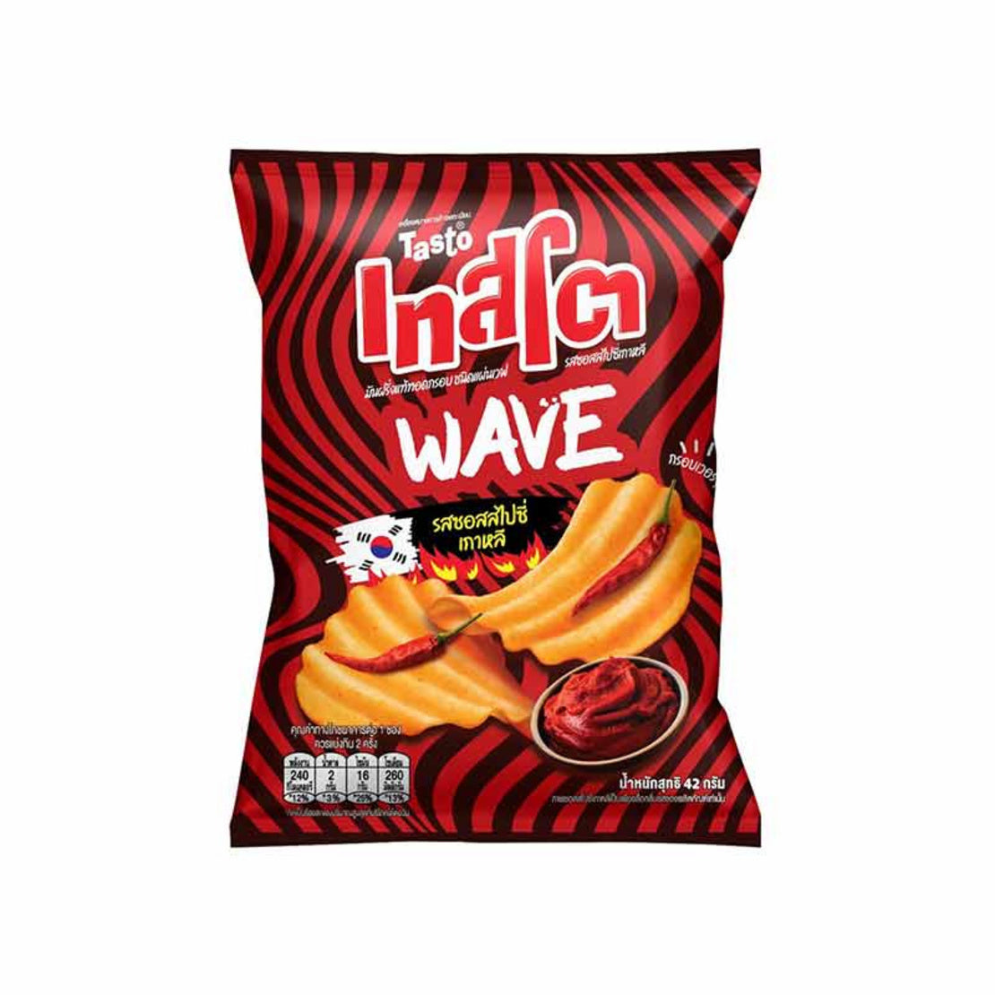 TASTO WAVE波浪紋薯片42g