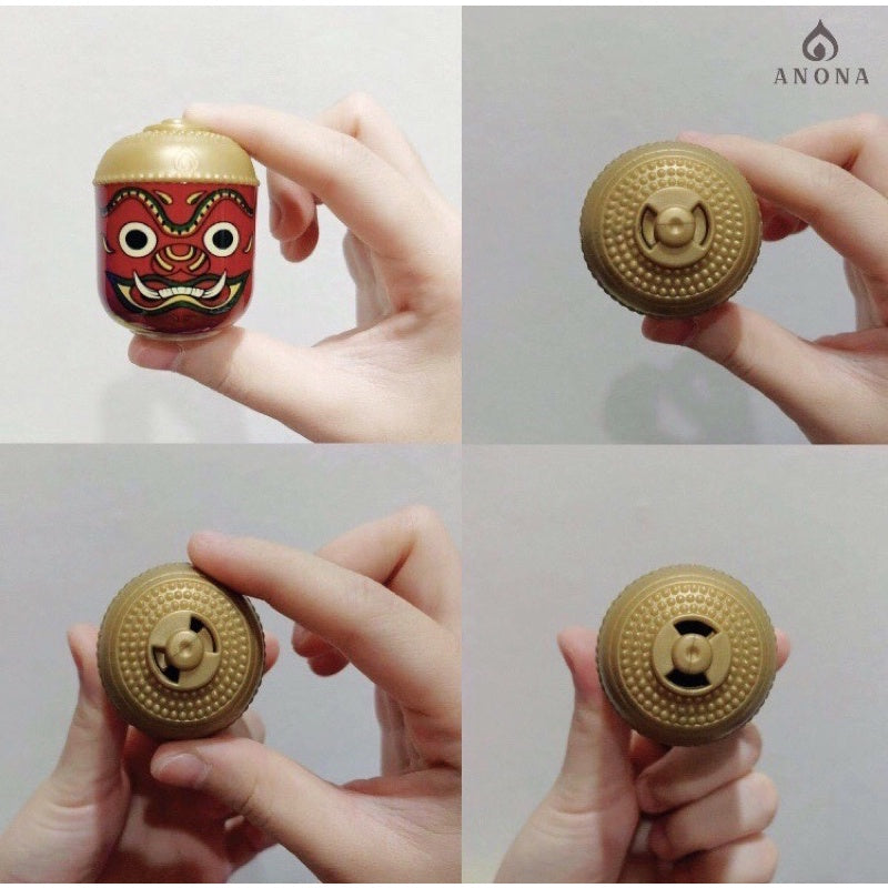 ANONA泰國巨人神像全天然芳香攜帶式薄荷聞香瓶禮盒套裝