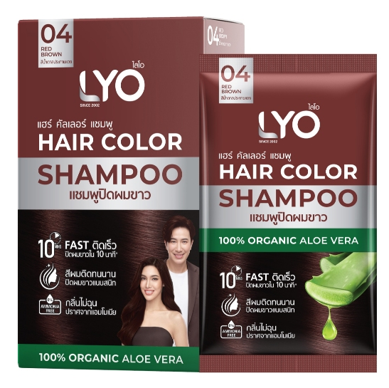 LYO染髮洗頭水6小包盒裝