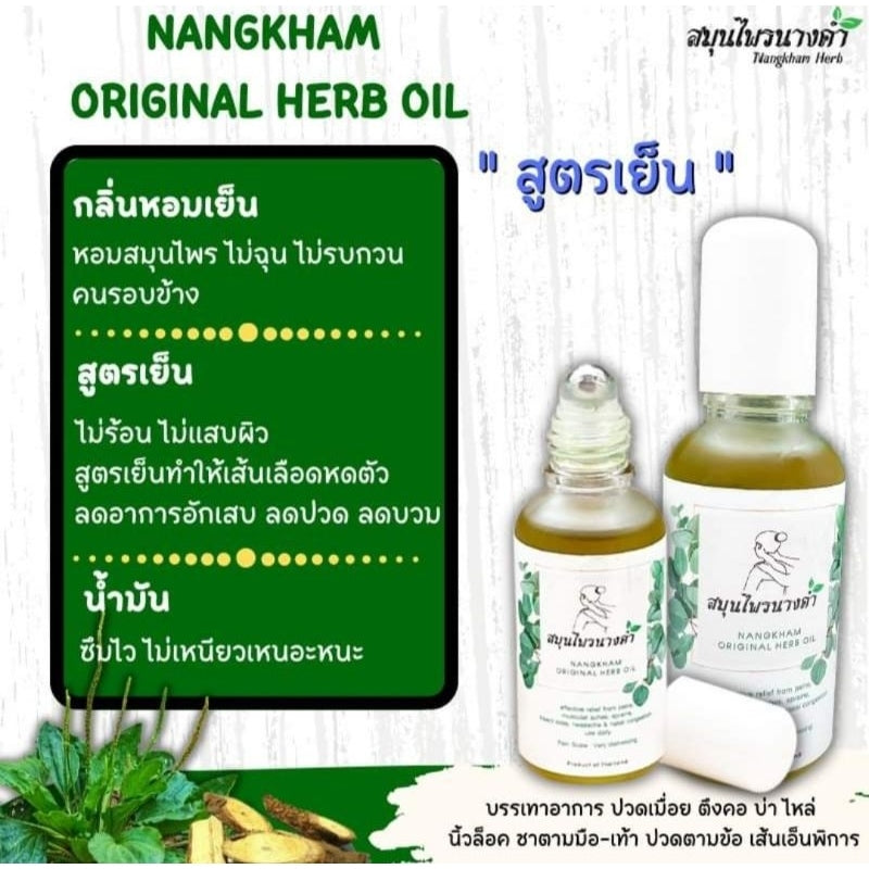 NANGKHAM草藥舒緩手指關節痛滾珠止痛油30ml