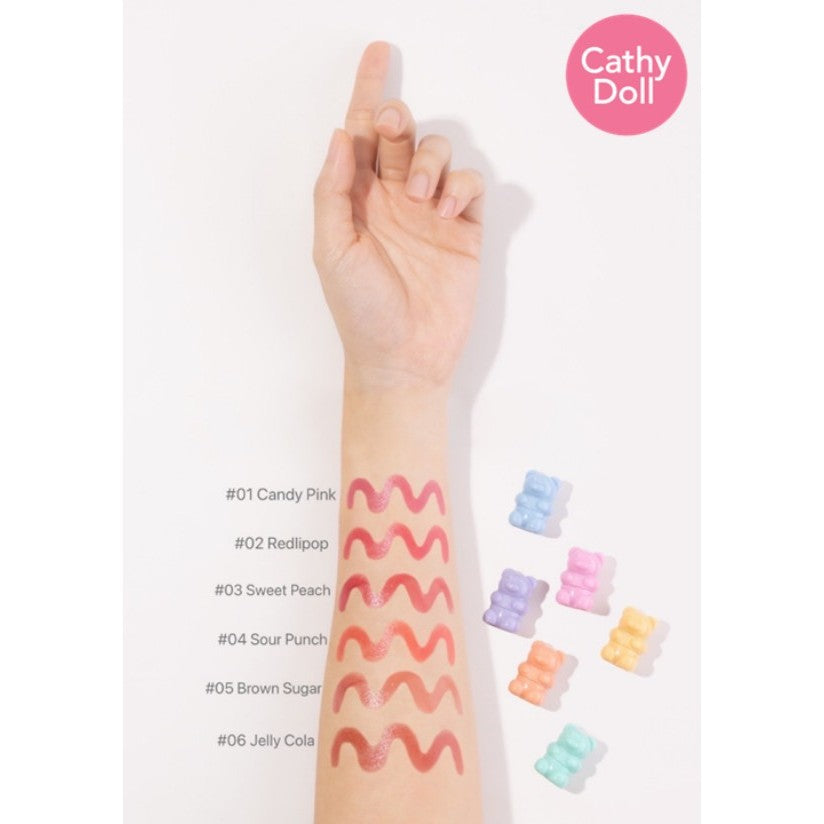 CATHY DOLL閃亮小熊潤唇膏1.1g (泰國熱賣熊仔唇膏)
