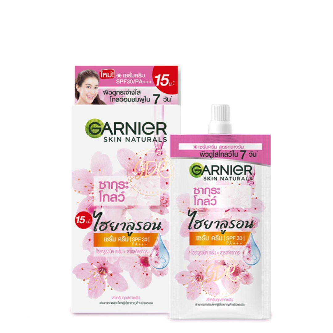 GARNIER櫻花美白乳霜7ml