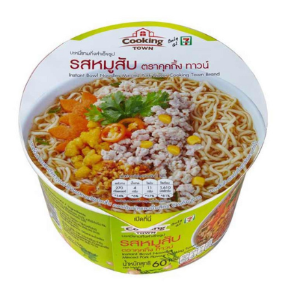 COOKING TOWN即食杯麵碗裝60g