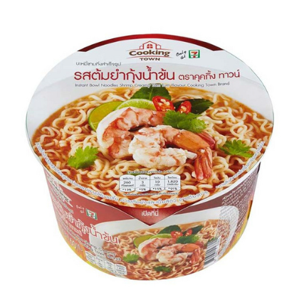 COOKING TOWN即食杯麵碗裝60g