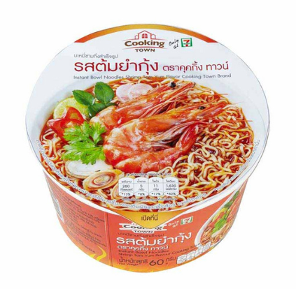 COOKING TOWN即食杯麵碗裝60g