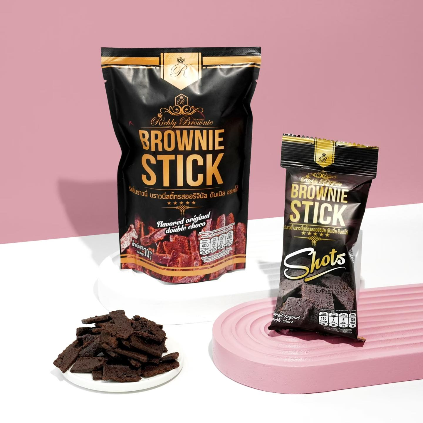 Brownie Stick 布朗尼脆片餅乾 大包裝 70g