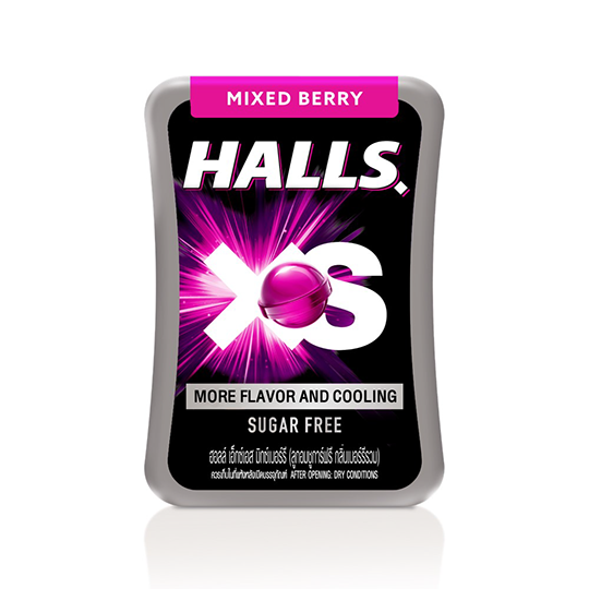 HALLS XS無糖香口珠13.8g