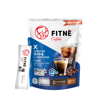 FITNE Q10膠原蛋白燃脂黑咖啡10小包袋裝