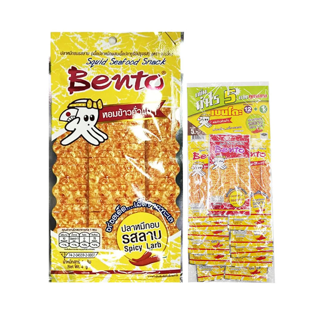 BENTO碳烤魷魚片4g x 12小包裝