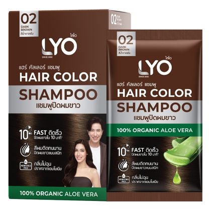 LYO染髮洗頭水6小包盒裝