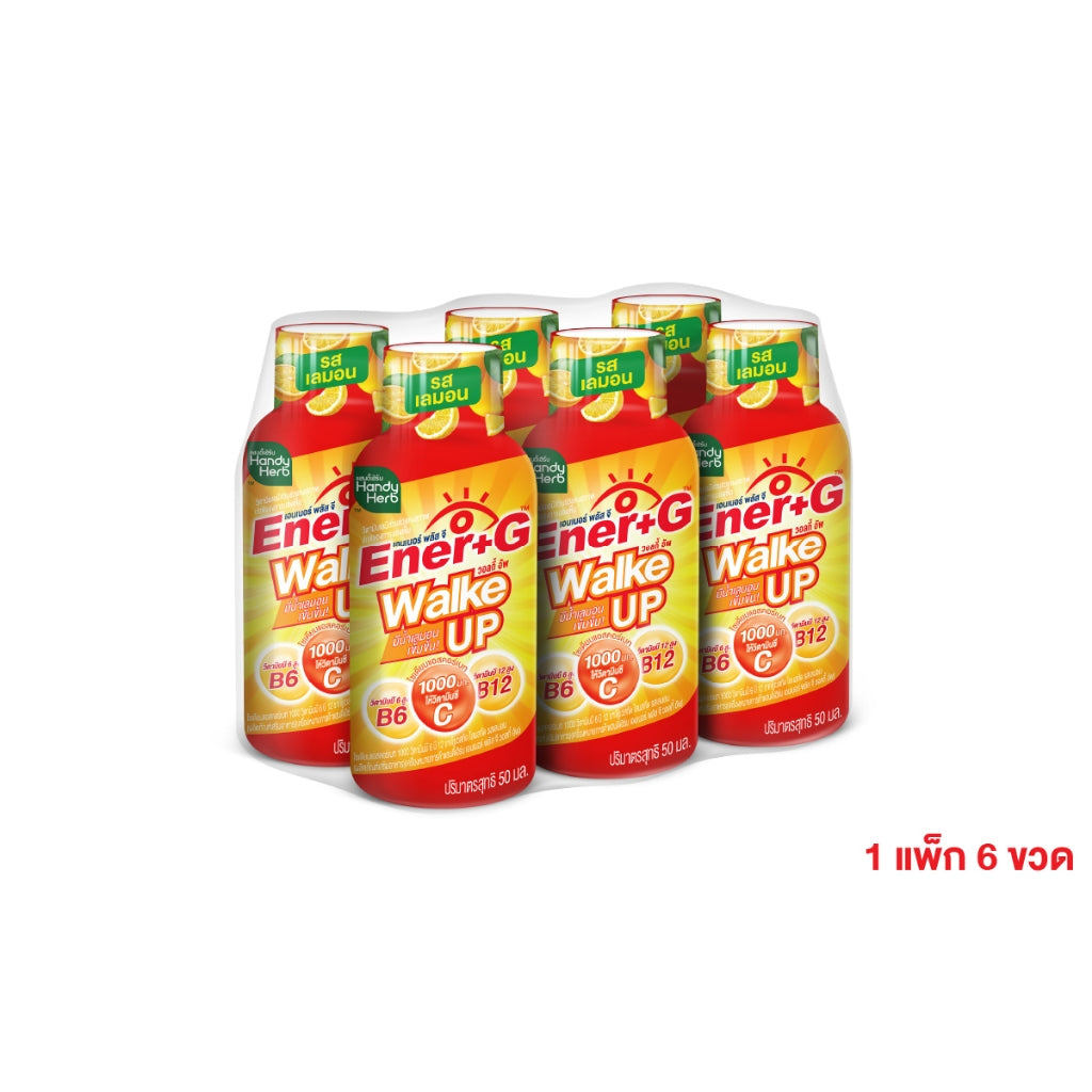 HANDYHERB Ener-G 醒神即飲檸檬味6瓶裝