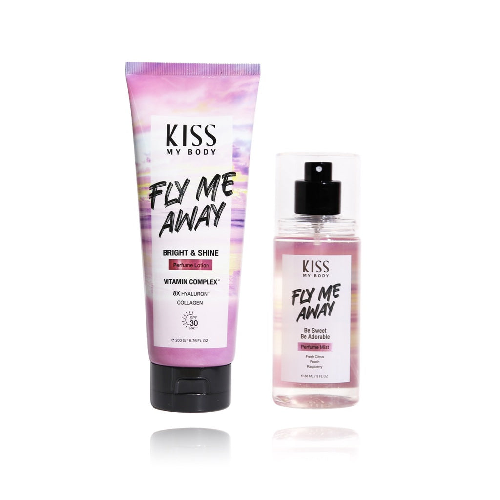 KISS MY BODY (Malissa Kiss) 美白香水身體乳液+噴霧套裝